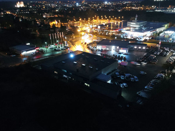 Luftbild Limburg Nacht